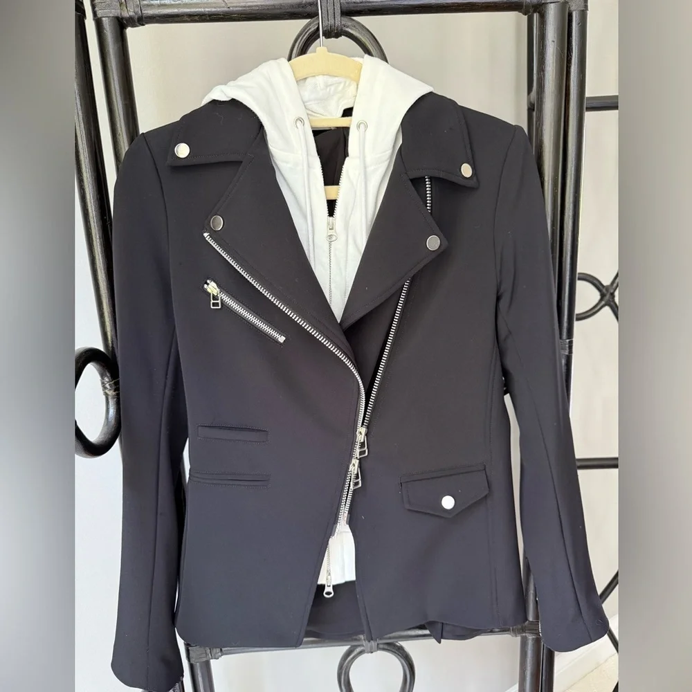 Veronica Beard Black Blazer with Silver Accents - Picture 6 of 6